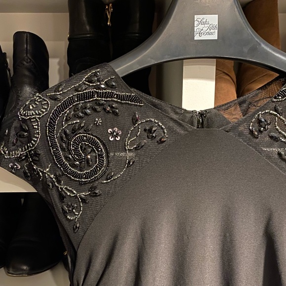 NWT JS Boutique Beaded Evening Gown - Picture 6 of 17